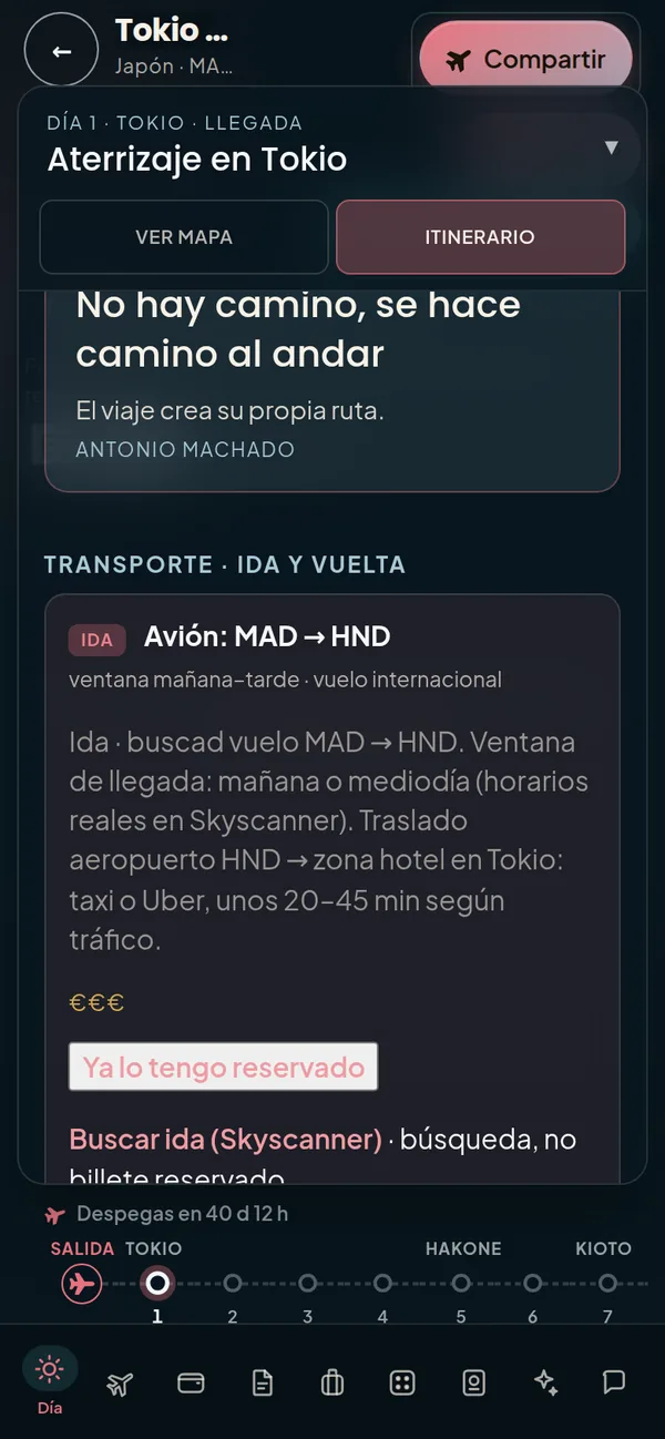 Transporte de ida Madrid → Haneda con ventana horaria y traslado al hotel